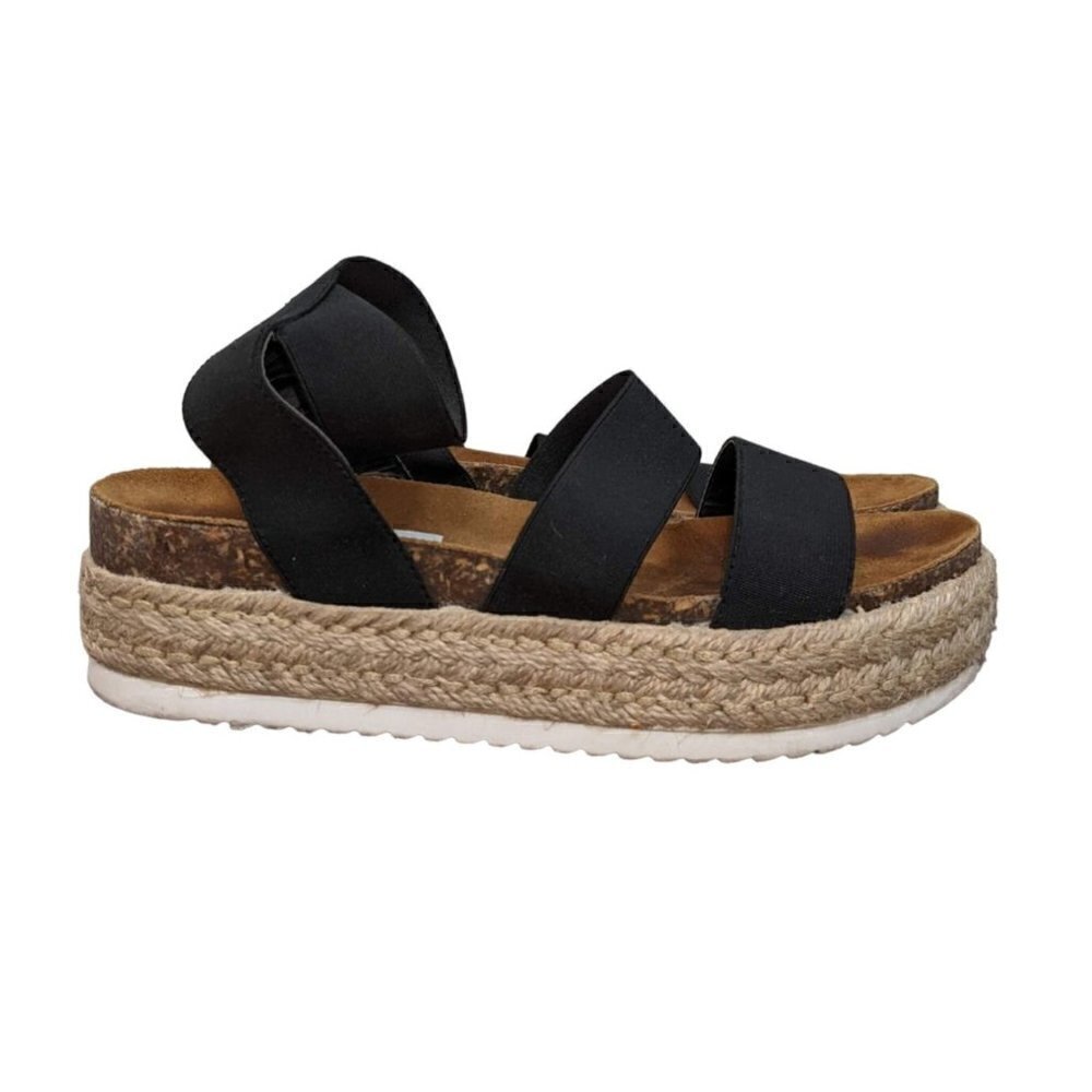 Steve Madden Sandal Kimmie Black Women's Size 9M
